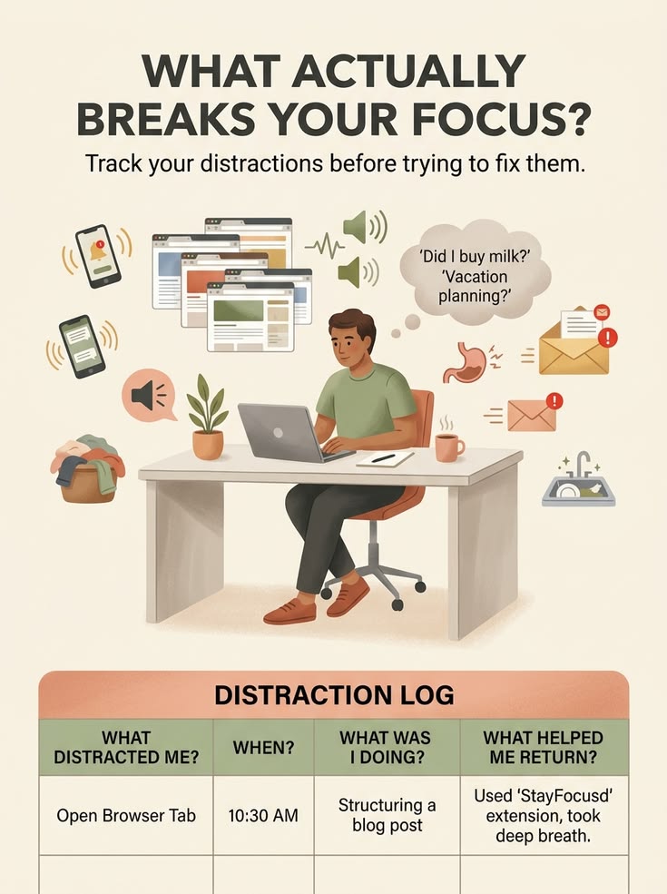 Simple Strategies to Minimize Daily Distractions how to minimize distractions